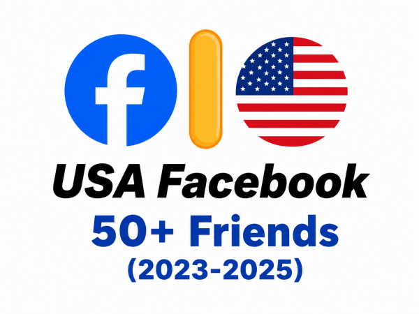 Old USA Facebook 50 - 300 friends(2023-2025)